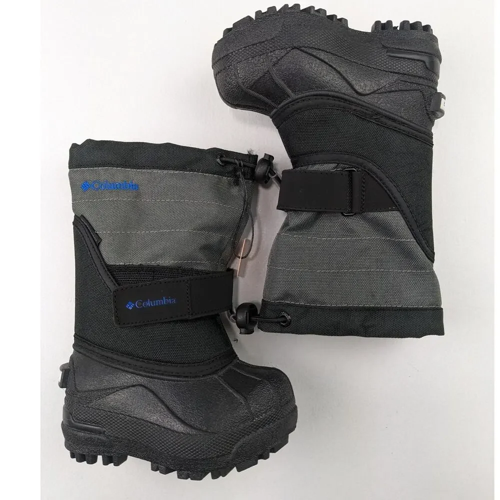 Columbia Toddler Size 5 Black & Gray Winter Boots